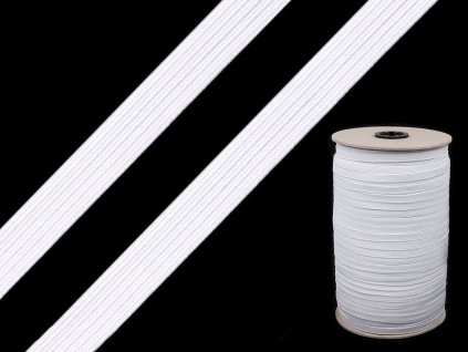 Prádlová gumička šírka 8 mm (Farba Čierna)
