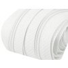 Zips špirálový 3 mm metráž pre bežce typu ASIC (Farba 101 biela)