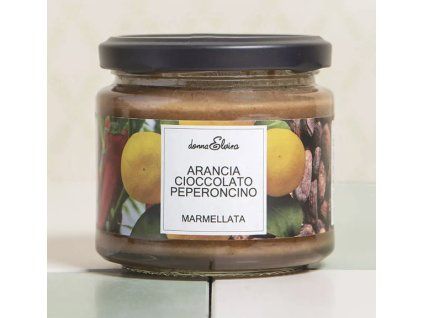 pomeranč, čokoláda a chili