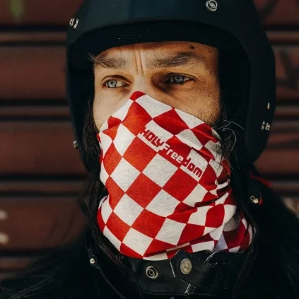 Multifunkčný nákrčník Holyfreedom - BULLIT RED 01