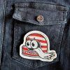 Nášivka Holyfreedom - HELMET, aplikácia za tepla