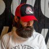 Šiltovka Holyfreedom - HELMET, v čierno červenej farbe