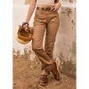 damske nohavice wildust sisters cargo overland mustard 05