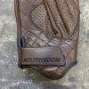 Hnedé kožené moto rukavice Holyfreedom - BULLIT