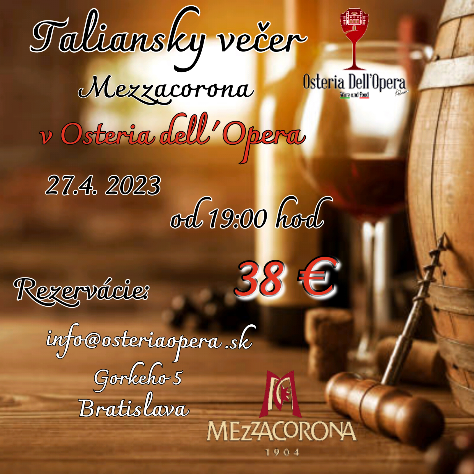 Degustácia Mezzacorona