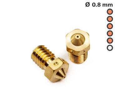 PRUSA | Tryska V6 k 3D tiskárnám | 0,8 mm