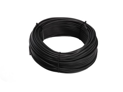 Kabel dvojlinka 2x0,75, černá-bílá, kulatá izolace odolná vůči povětrnostním vlivům