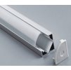 LED profil Corner 12 s difuzorem a záslepkou