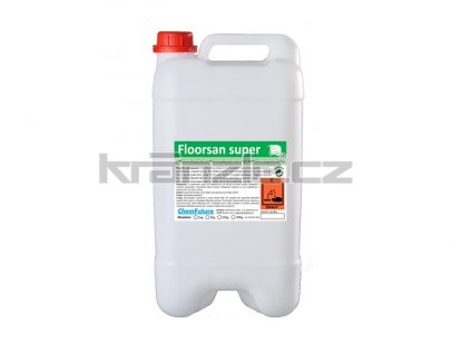 Chemfuture Floorsan Super Čisticí prostředek do podlahových mycích strojů, rychlá a překvapivá účinnost. S desinfekčním a fungicidním účinkem.