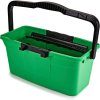 Unger QB12B vědro plastové zelené, objem 12 litrů, 35cm