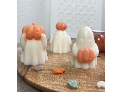 Podzimní strašidýlka - set 3 svíček