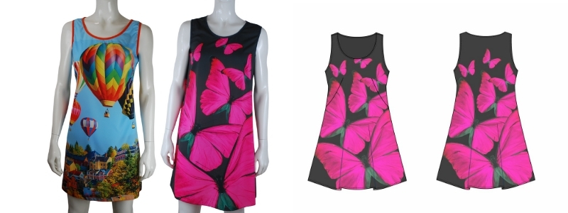 Střih na šaty Marta s exkluzivním návodem, jak šít SILKY