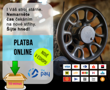 Nově v eshopu: Platba ONLINE