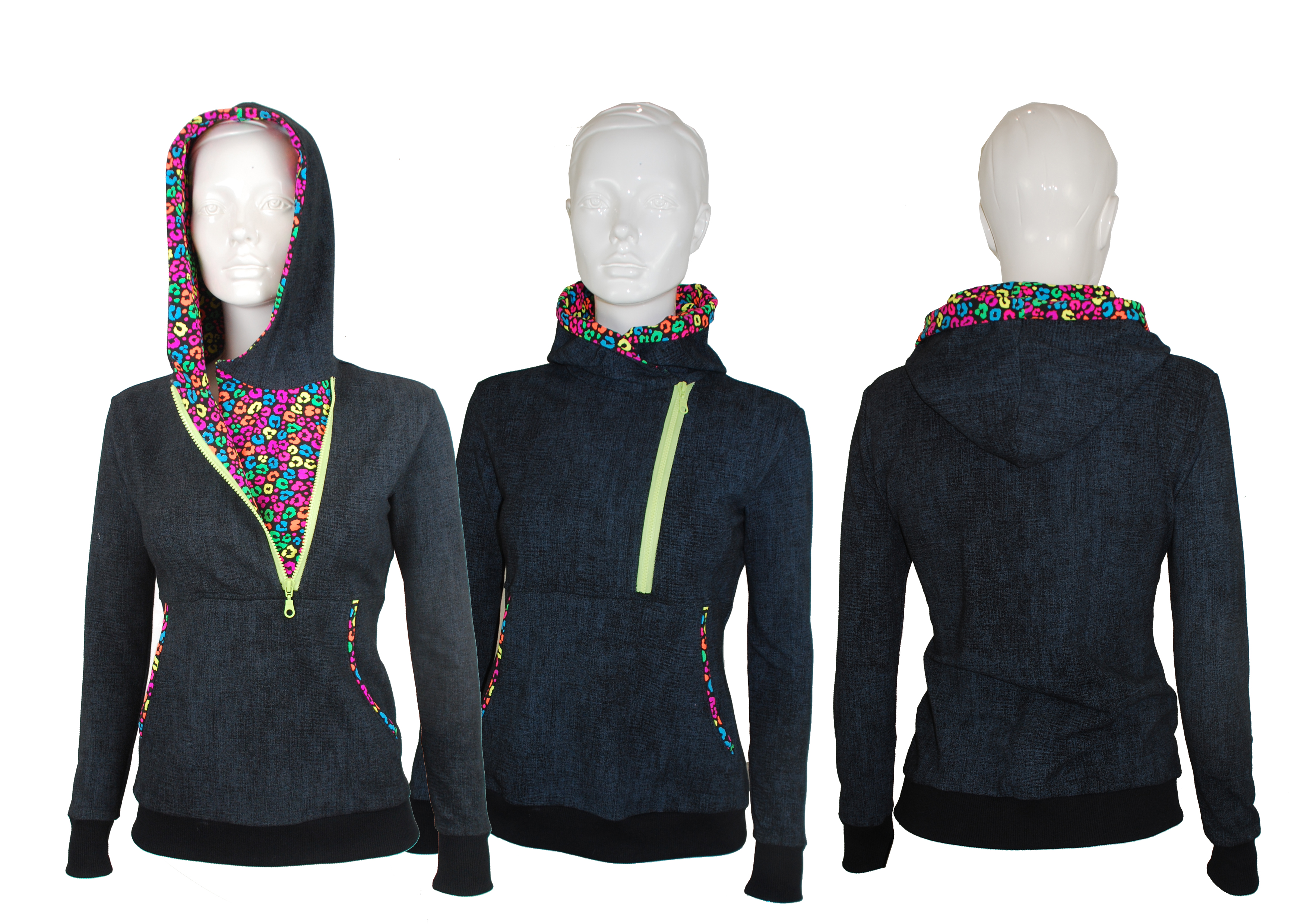 Střih a foto - návod na mikinu Wendy