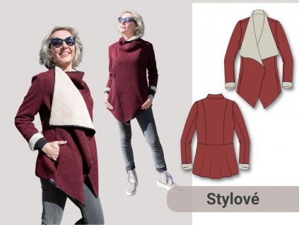 Beata strih na siti damske cardigan