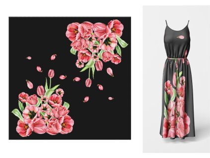 panel silky tulipany saty