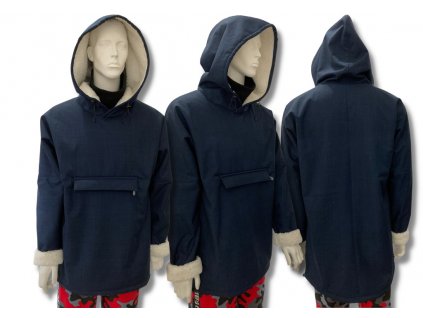 Pánská softhellová bunda bez zipu z kolekce Šijeme hravě❤