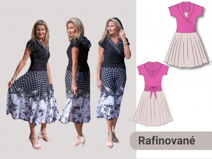 Soňa s kapucou strih na siti damske saty
