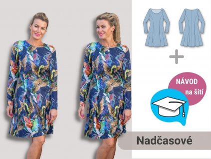 Romana strih a navod na siti damske saty