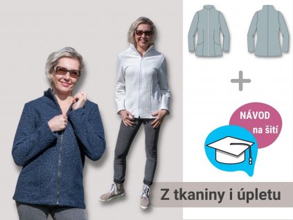 Hedvika strih a navod na siti damske sako