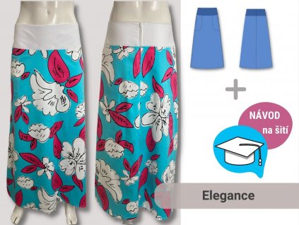 Karla strih a navod na siti damske sukne