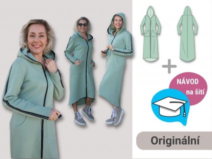 Jiřina strih a navod na siti damske mikina