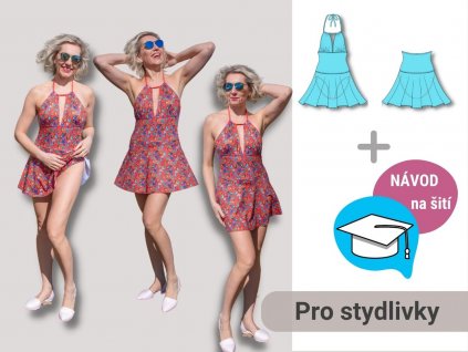 Květa strih a navod na siti damske plavky