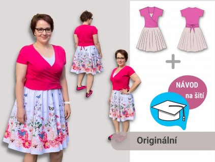 Soňa bez kapuce strih a navod na siti damske saty