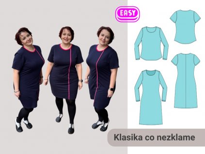 strih na saty tricko nora bez zasevku plussize