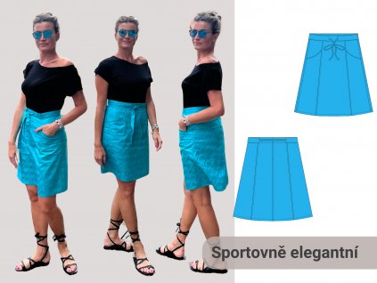 Střih na sukni Iveta