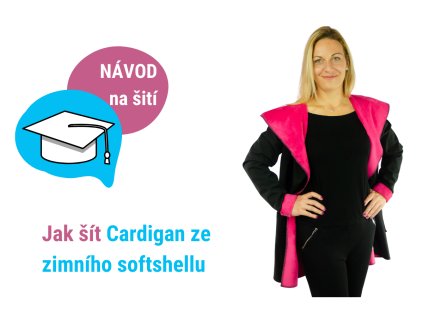 cardigan s kapuci ze zimsoftu