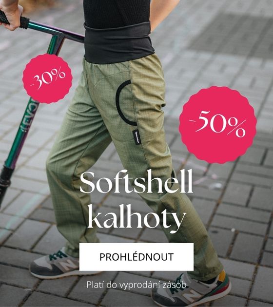 Softshellky až -50%