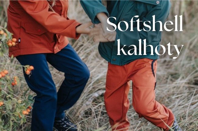 Dětské softshell kalhoty