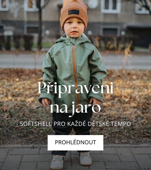 Dětský softshell na jaro