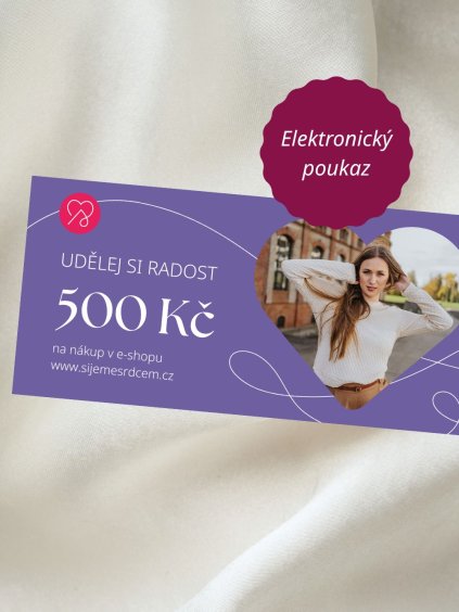 Elektronický dárkový poukaz 500