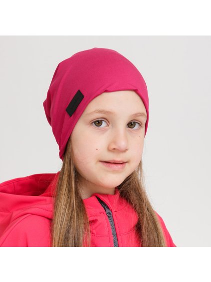 Bambusová fuchsiová čepice (Velikost M)