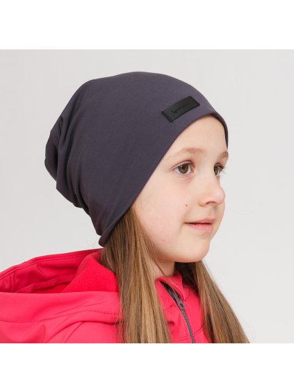 Bambusová antracitová čepice (Velikost M)