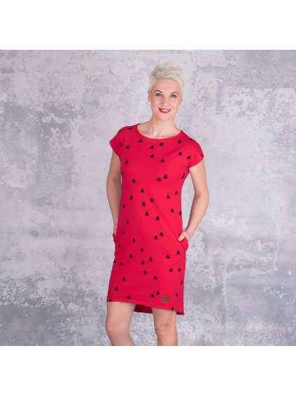 Chilli šaty les s kapsami (Velikost 40/42)