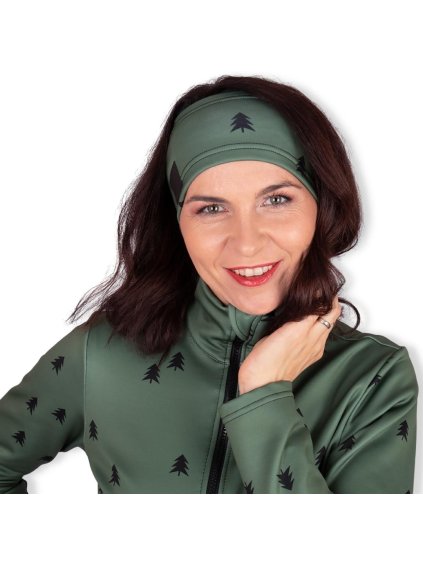 damska khaki funkcni celenka les