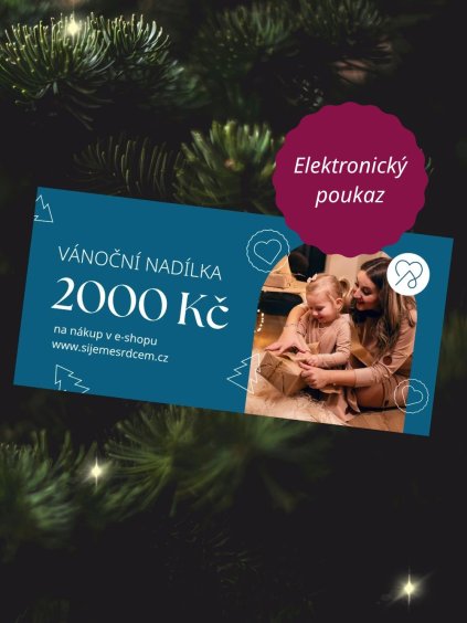 Elektronický dárkový poukaz 2000