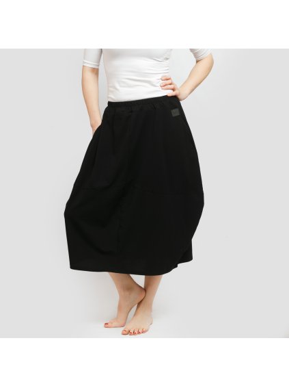 Černá sukně s kapsami (Velikost L/XL)