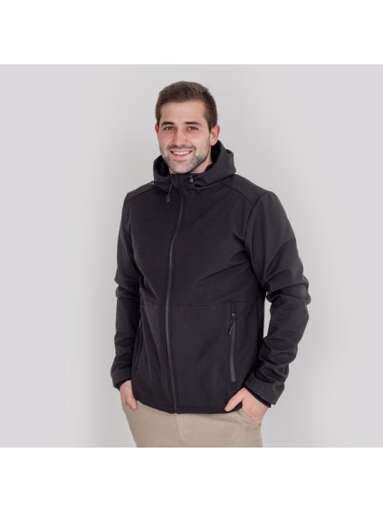 Pánská černá softshell bunda 30/15 (Velikost M)