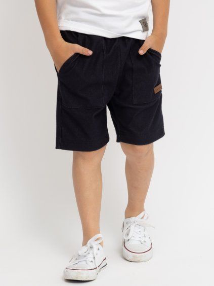 Dětské džínové kraťasy navy