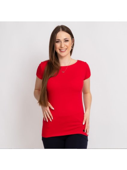 Dámské červené tričko (Velikost M)