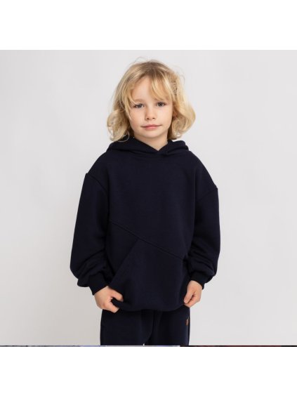 Dětská navy mikina (Velikost 122/128)