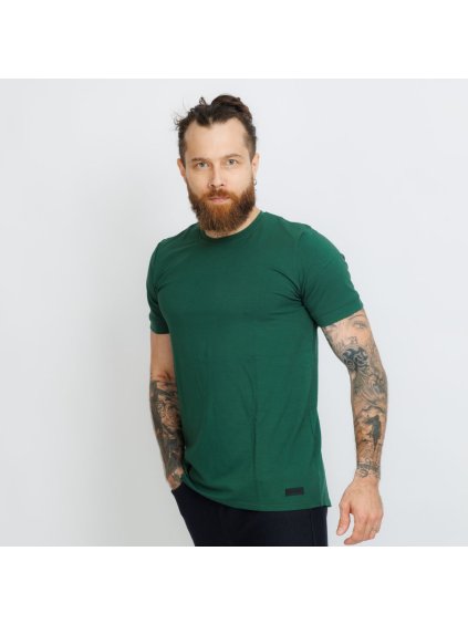 Pánské zelené bambusové tričko (Velikost M)