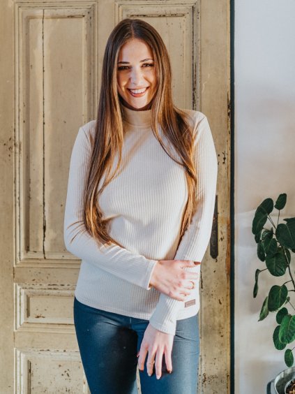 Dámský vaflový rolák 1