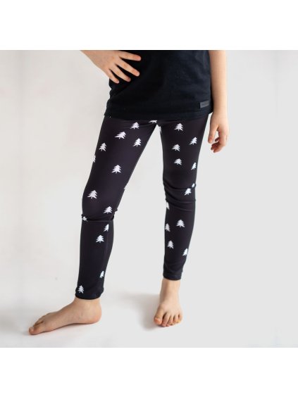 Černé leginy les (Velikost 98/104)