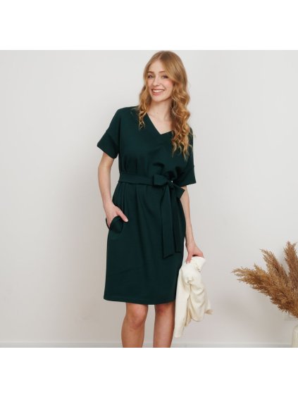 Šaty Loop Deep Green (Velikost M)