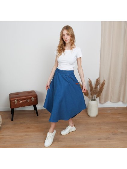 Dámská denim sukně (Velikost M)